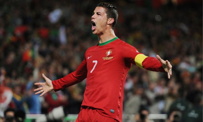 Cristiano Ronaldo, attaccante del Portogallo