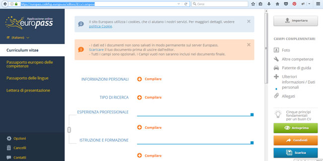 curriculum vitae europass